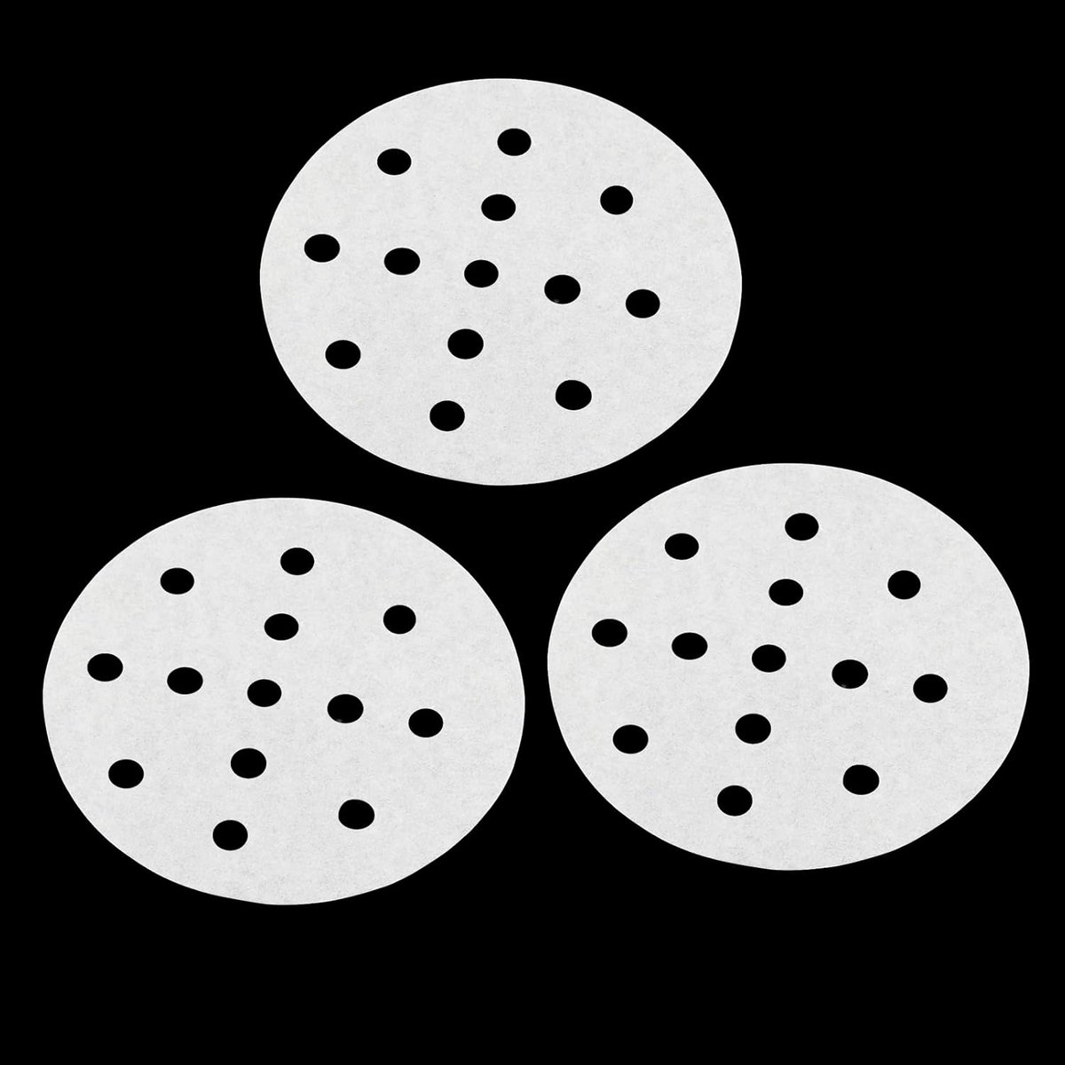 500x Bamboe Stoompapier Rond - Antiaanbak Vellen voor Dim Sum, Buns en Meer - 10 cm
