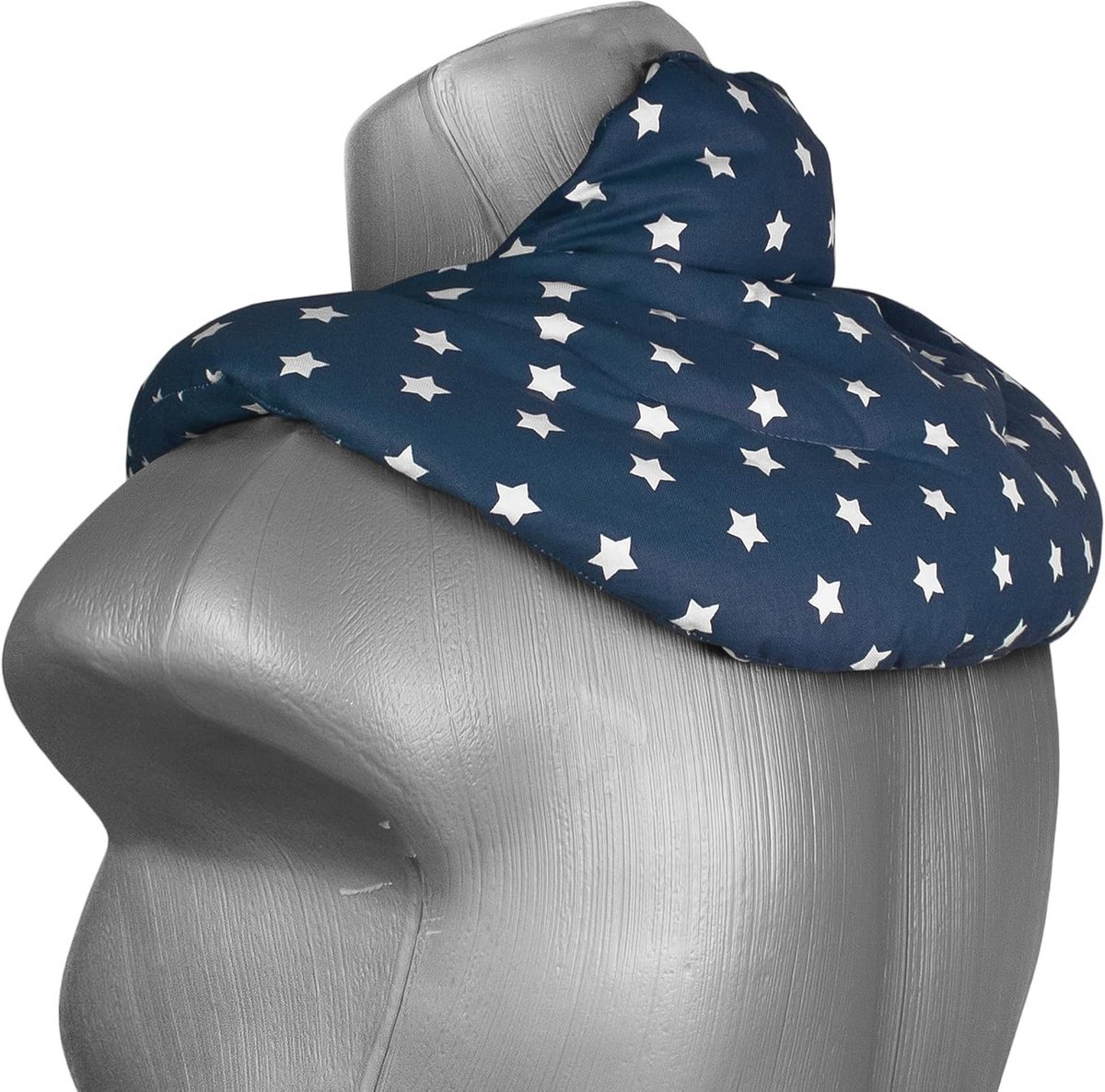 Nekkussentje met opstaande kraag - Verwarmbaar en Koel Kussen - 2-in-1 Comfort