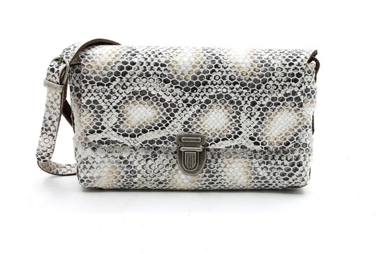 Petit sac en cuir fait main avec imprimé crocodile