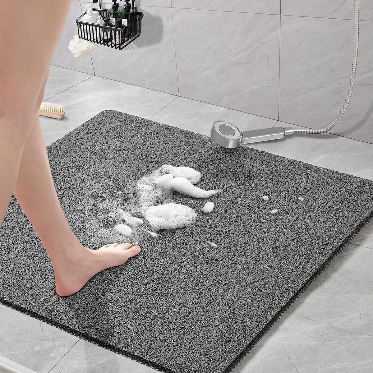 Antislip Douchemat 60 x 60 cm - Zacht en Comfortabel voor Kinderen en Senioren