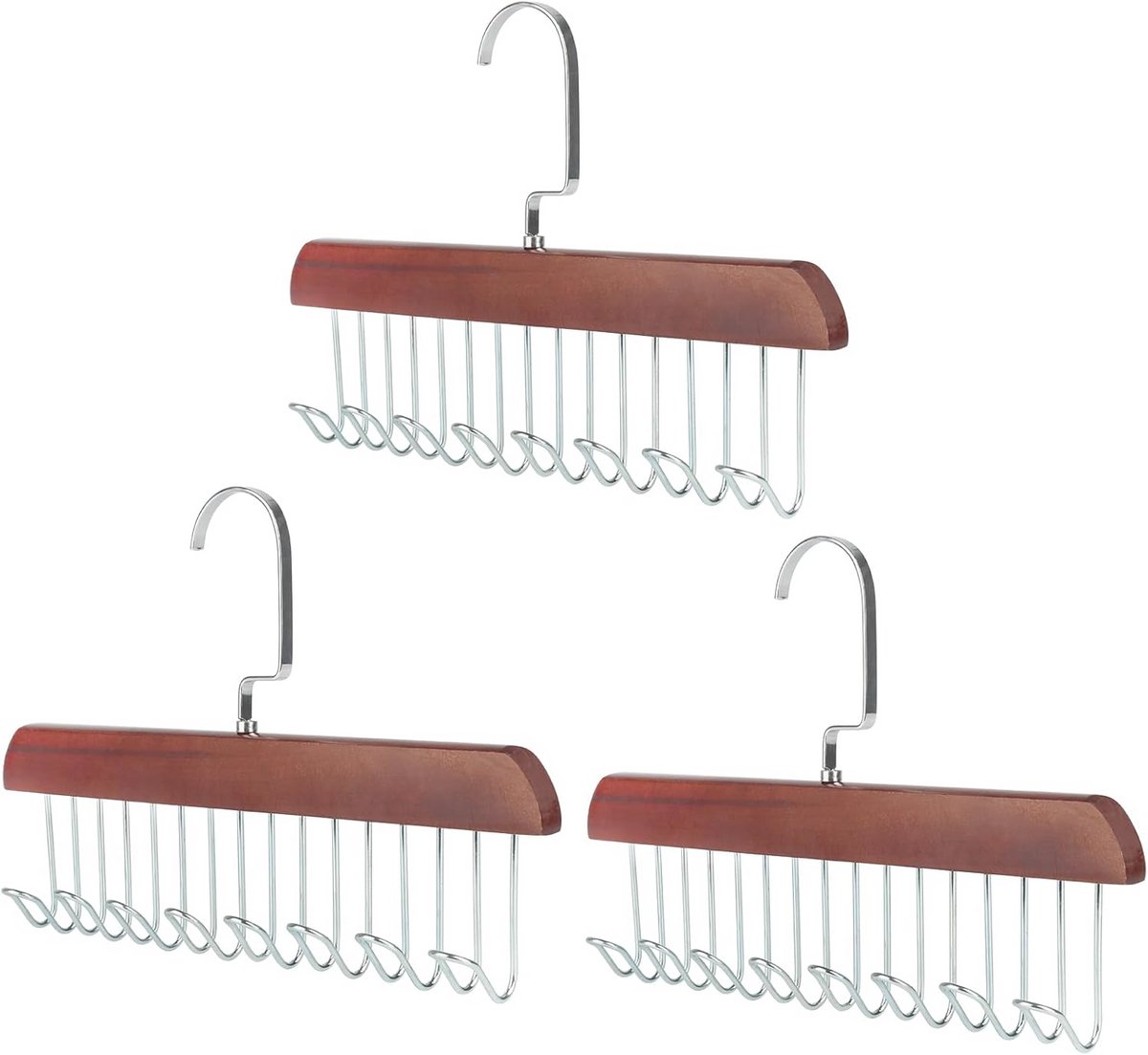Kleerhangers en organizer met 8 haken - Ruimtebesparend en 360° draaibaar