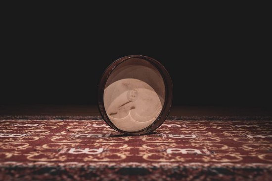 Tambour Chaman De 22,9 Cm - Design Tête De Loup - Tambour