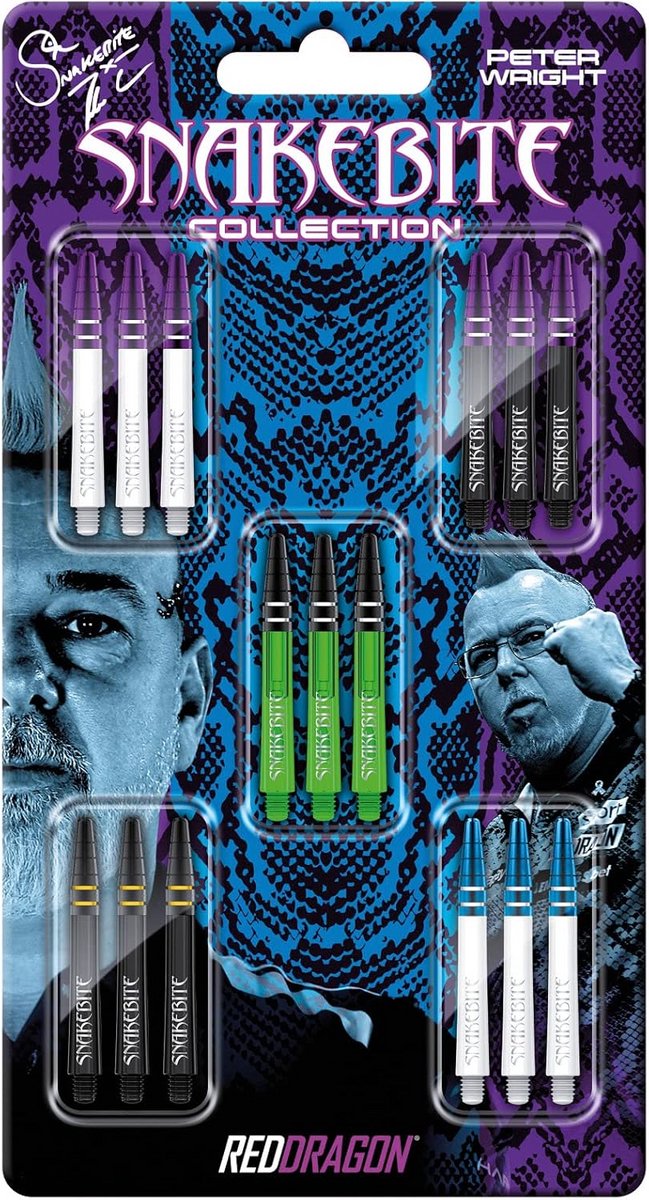 Dartpijlen Accessoires Set - 5 Sets Oefen Flights en Shafts (15 Delen)