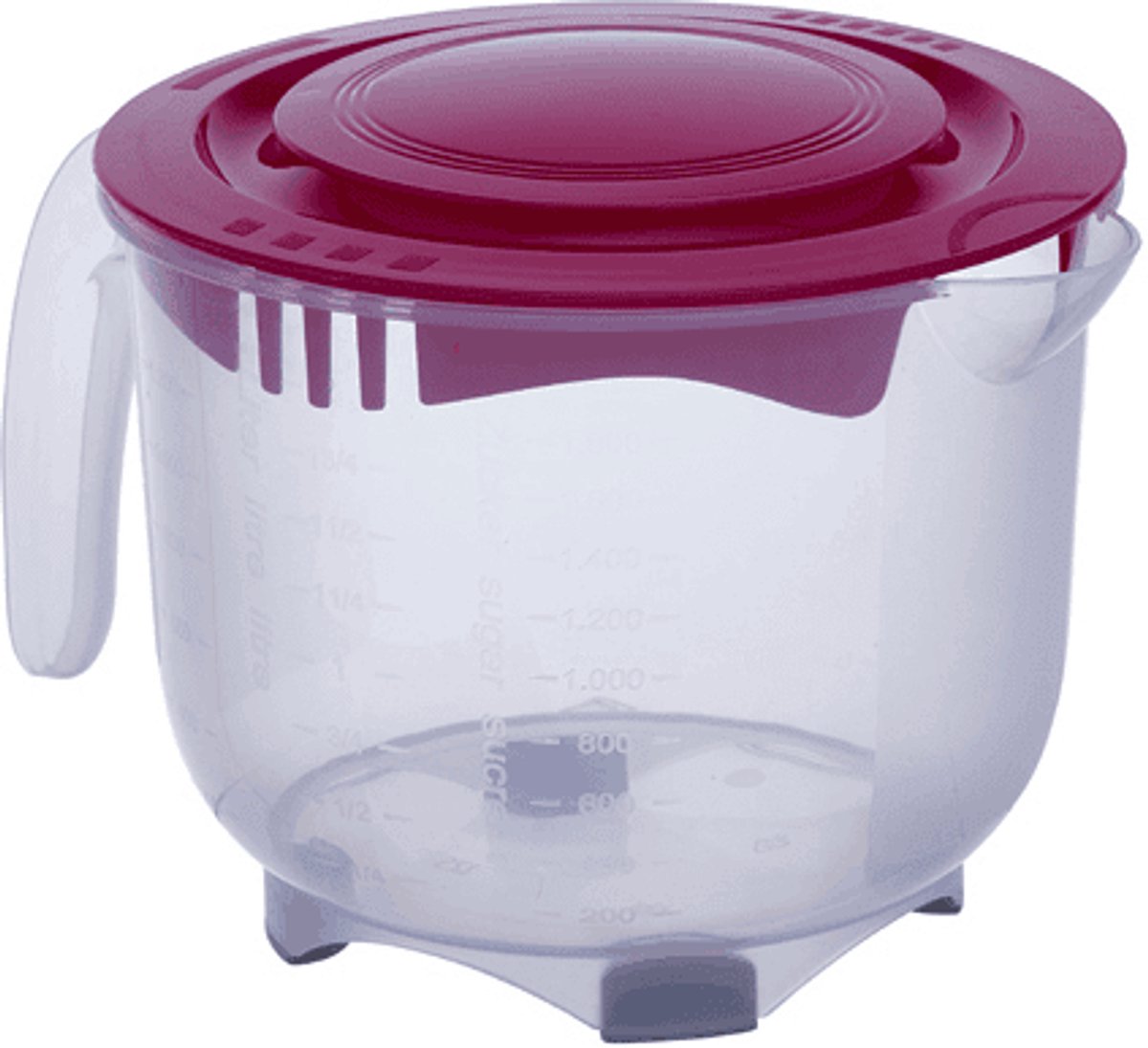 yoghurt.nl weckfles schenkkan plastic 2 x 2 l