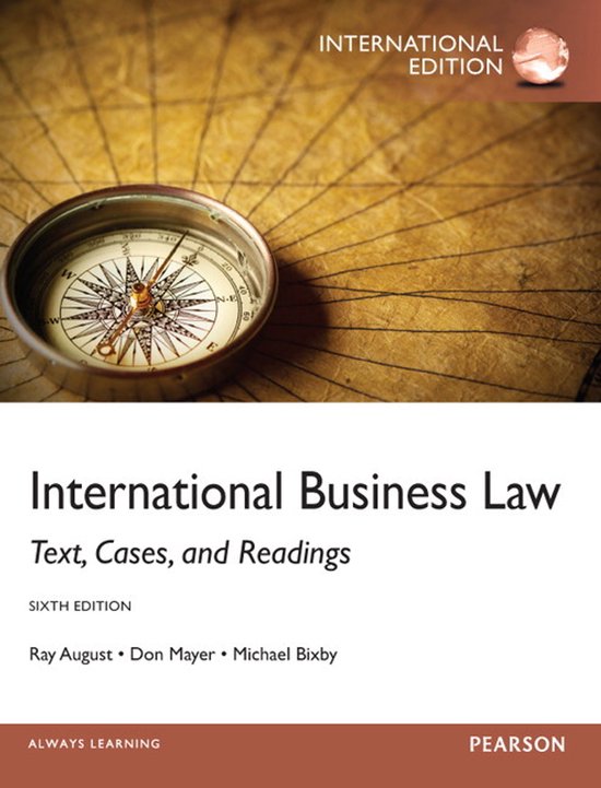 International Business Law - cover