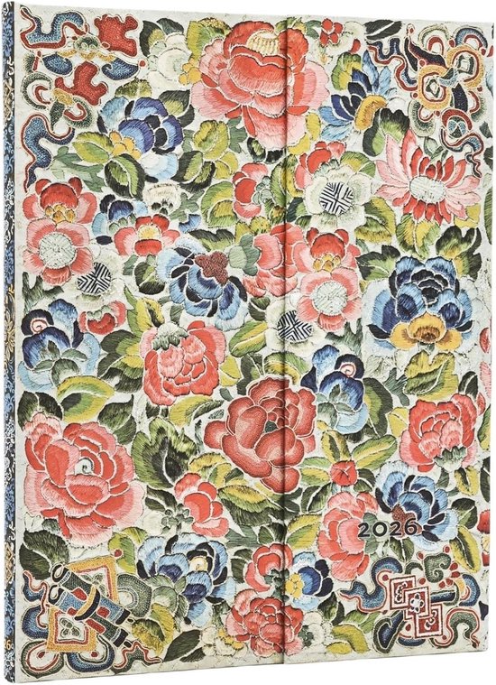 Horizontale Agenda 2026 Met Omslag & Peking Opera Borduurwerk - 12 ...