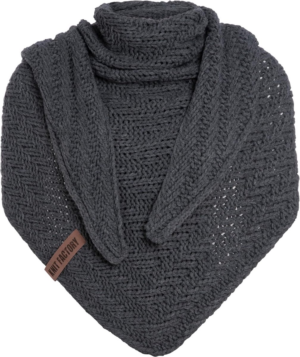 Grote Gebreide Dames Sjaal | Warme Driekantige Winter Stola