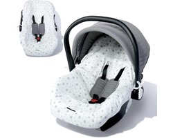 Cybex Zomerhoes voor Babyautostoeltje 0/0+ - 100% Katoen Beschermhoes - Universeel Pasvorm voor Maxi Cosi, , Chicco, Joie - Ademend en Machine-wasmogelijk