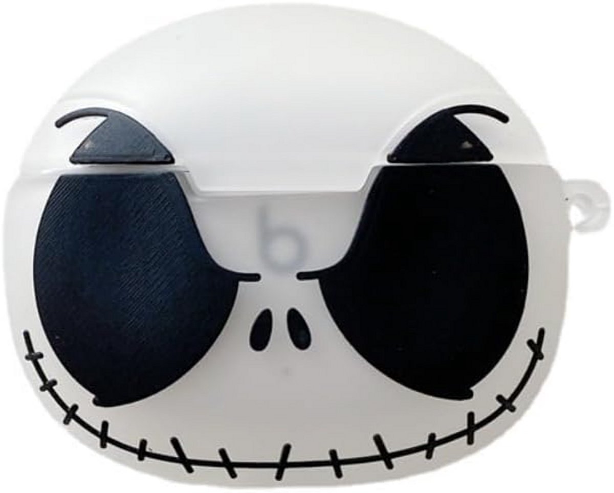 Grappig Lichtgevend Skelet Telefoonhoesje voor Beats Studio Buds+ Beschermhoes