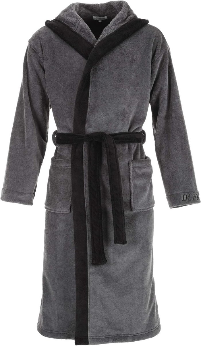 Luxe Badjas voor Heren met Capuchon in Microvezel - Verkrijgbaar in Maten S tot 5XL - Oeko-Tex Standaard 100
