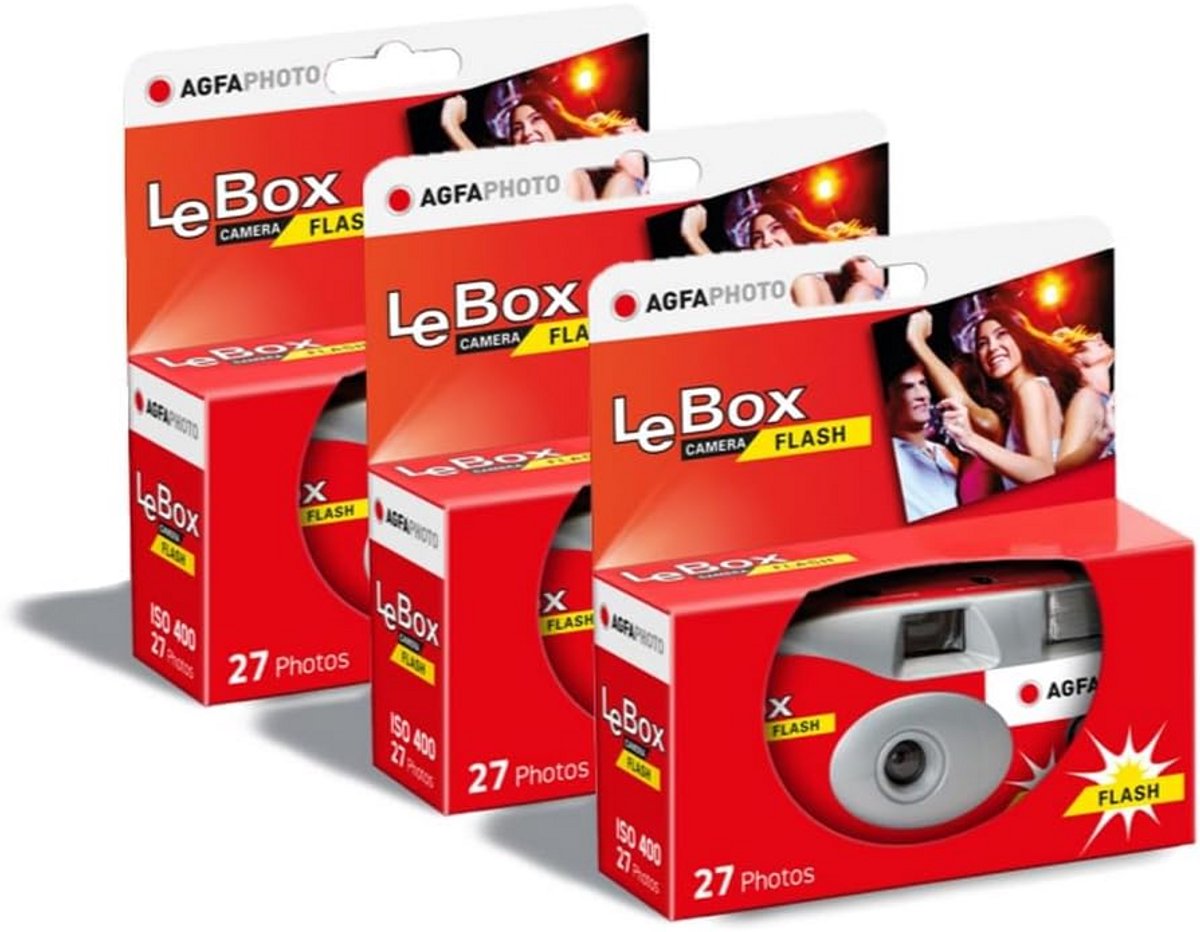 Wegwerpcamera met Flitser voor 27 Kleurenfoto's