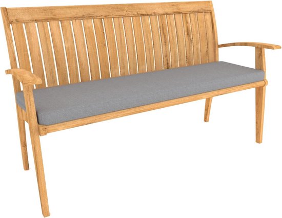 Kussen voor buitenbank 2/3-zits dik 80/100/120 cm tuinbank kussens warm zitkussen voor schommelstoel patio binnen/buiten blauw 110 x 40 cm