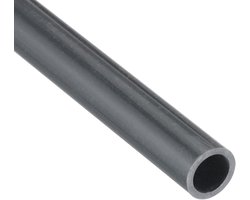 Allecta - Ronde PVC-slang 6mm voor waterleidingen en handwerk - 350mm - Donkergrijs
