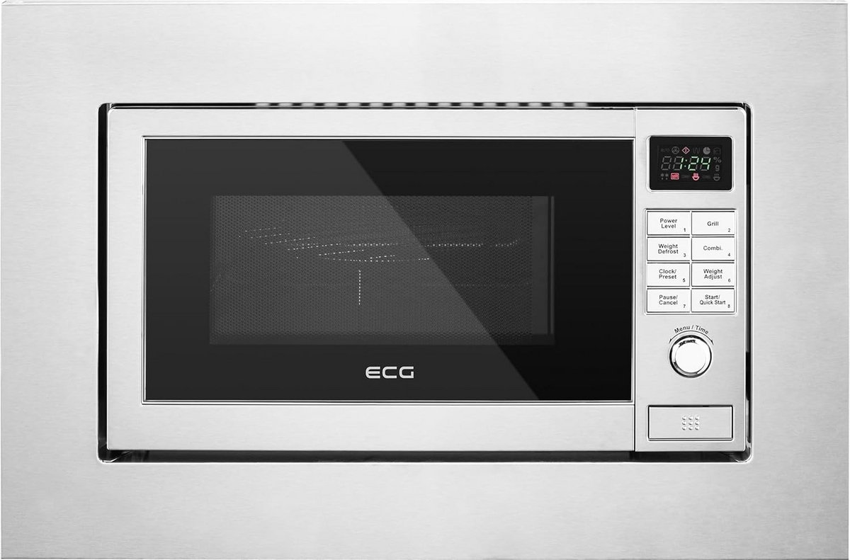 Inbouw magnetron 800W met grill en automatische programma's