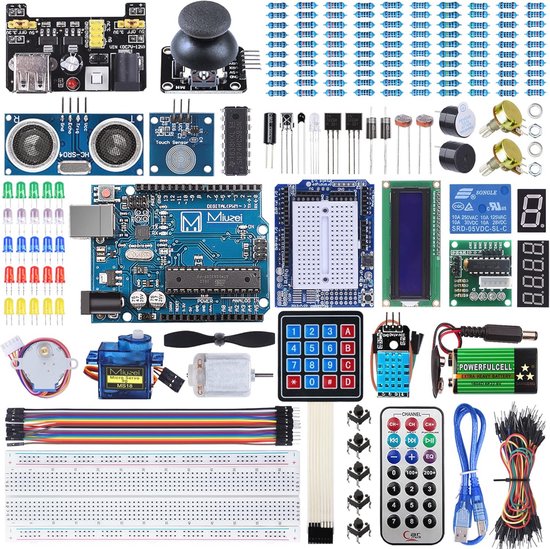 Starterkit voor Arduino R3-projecten met microcontroller en ...