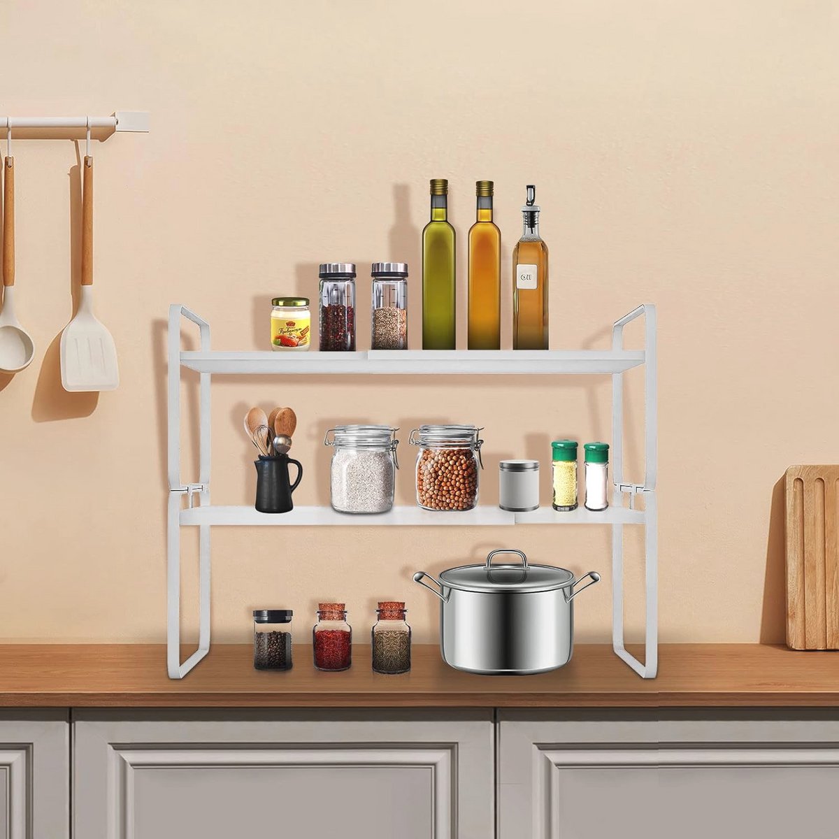 Multifunctioneel Uitbreidbaar Onder Gootsteenrek voor Keuken en Badkamer