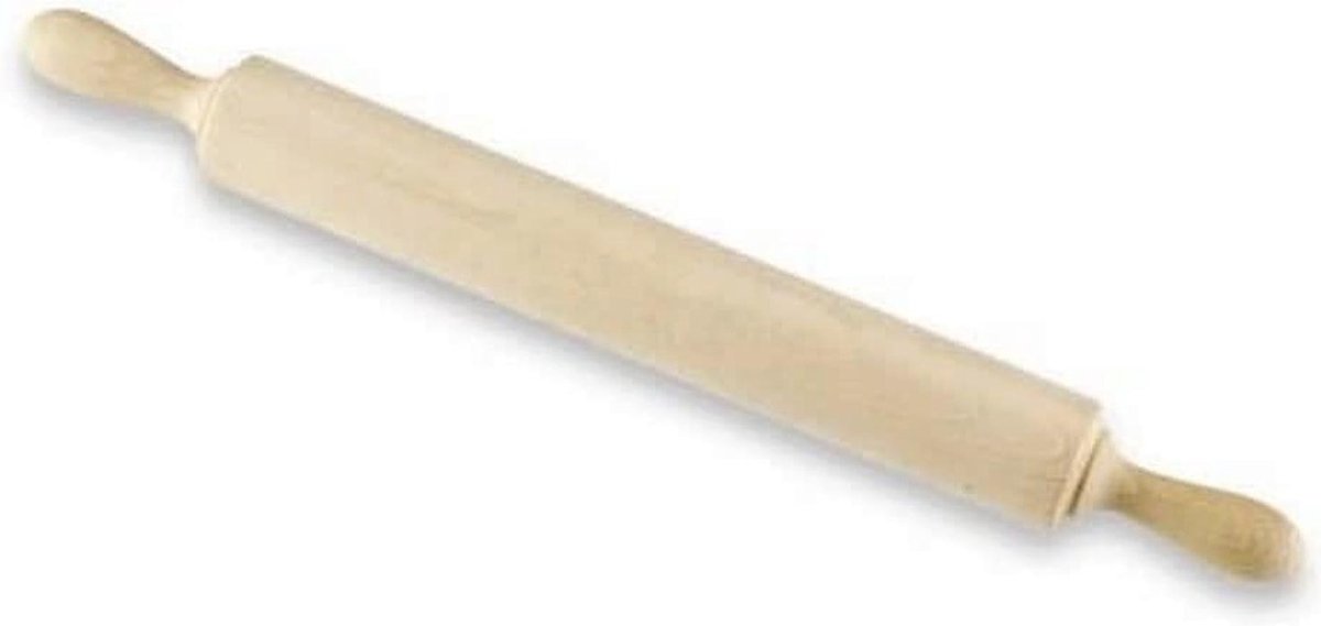 Deegroller beukenhout 30 cm - Keukenaccessoires voor bakken