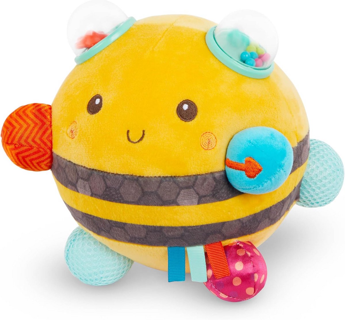 Zintuiglijke Knuffel Bij met Diverse Texturen en Geluiden voor Baby