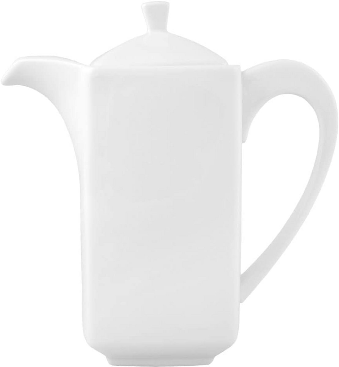 Porseleinen Theepot 600 ml Wit – Ideaal voor Koffie en Thee