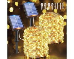 Solar Fairy Lights 15m 150 LED - Waterproof Outdoor Fairy Lights with 8 Modes for Garden and Patio