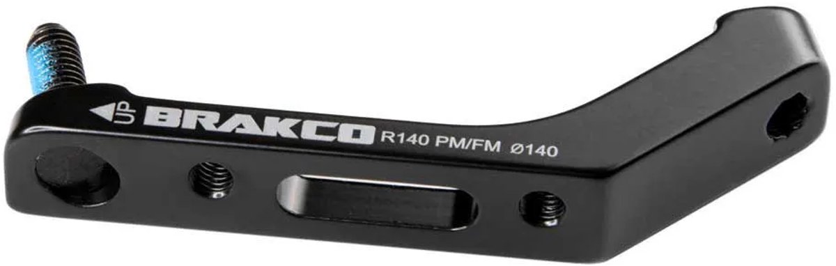 Brakco Flatmount/postmount 140 Mm Adapter Achterremklauw Zilver