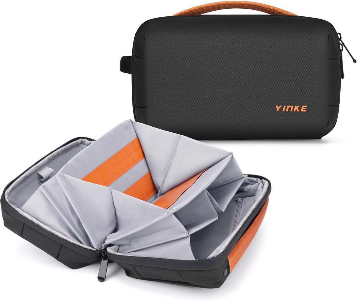 Draagbare Kabelorganizer - Waterdichte Dubbellaags Etui voor Elektronische Accessoires