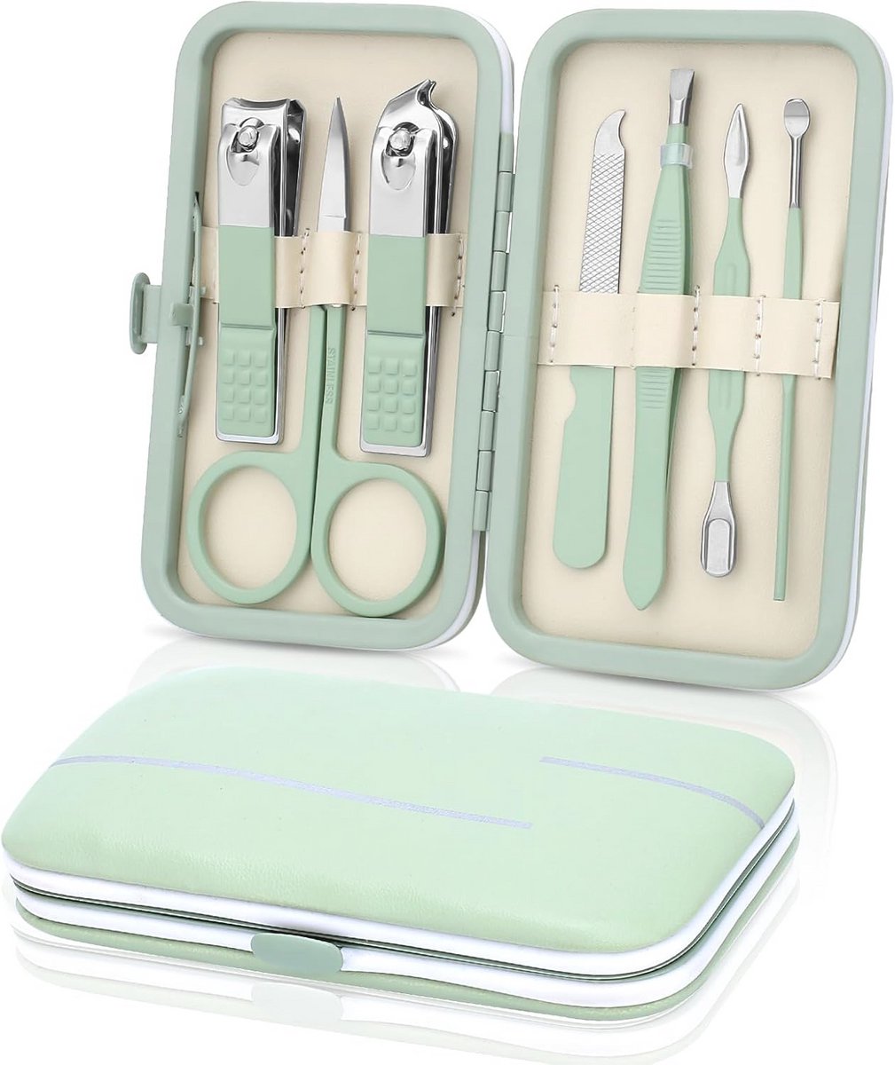 Professionele 7-in-1 Manicure- en Pedicurekit voor Nagelverzorging