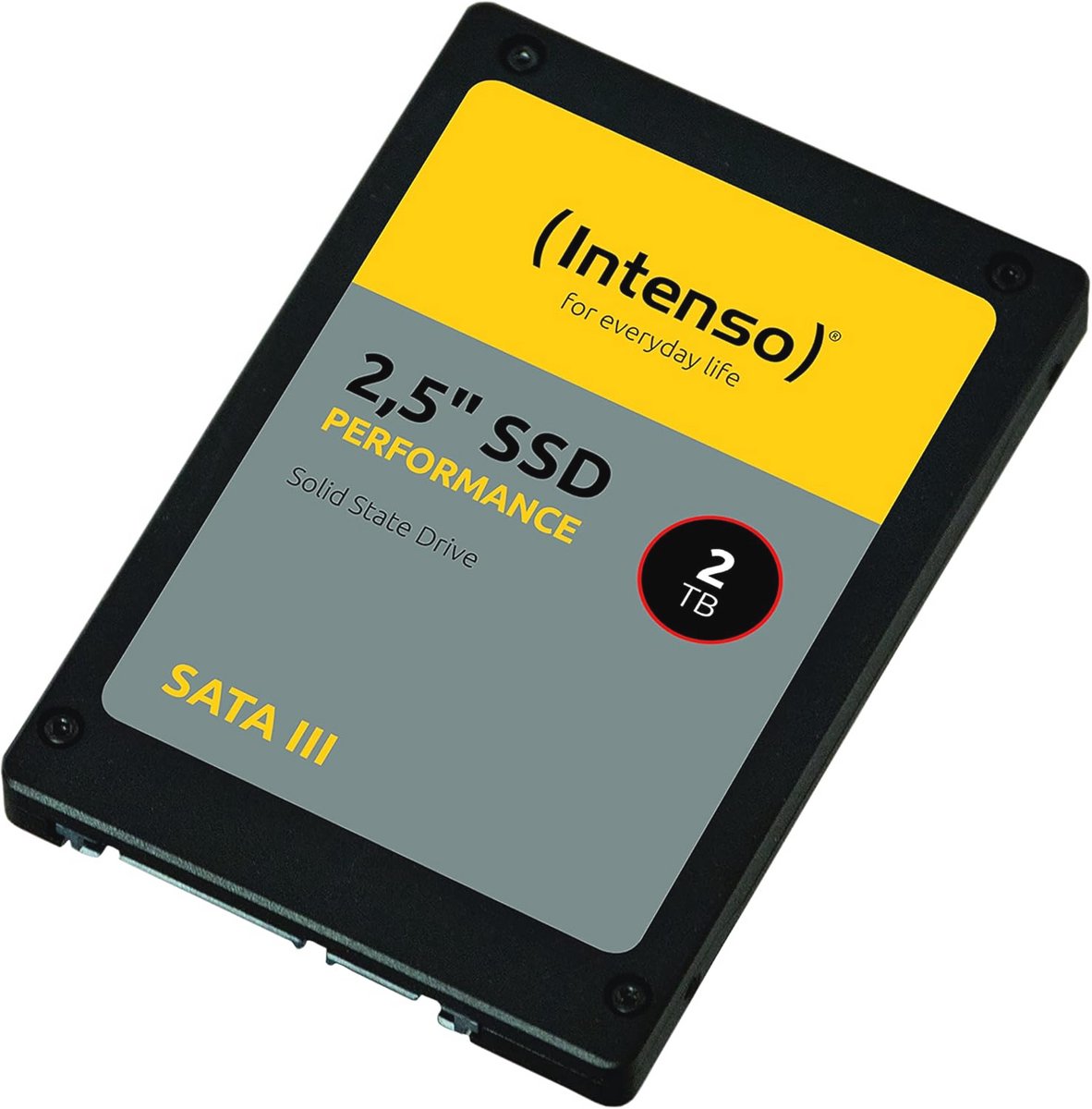 2,5 Inch SSD SATA III 2TB met 550 MB/s Overdrachtssnelheid - Beschikbaar in Zwart