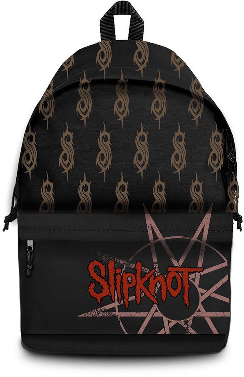 Rocksax Slipknot - Psychosocial Rugtas - Zwart