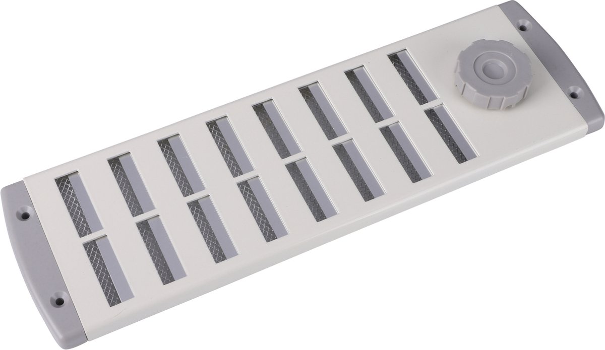 Starx Boldline schuifrooster - 300 x 90 mm - aluminium - wit