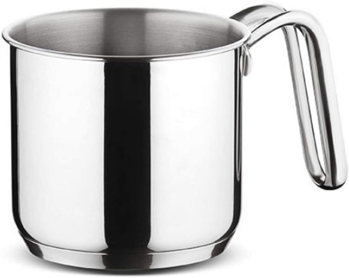 Melkpan roestvrij staal 12 cm, perfect voor inductie en dagelijks gebruik
