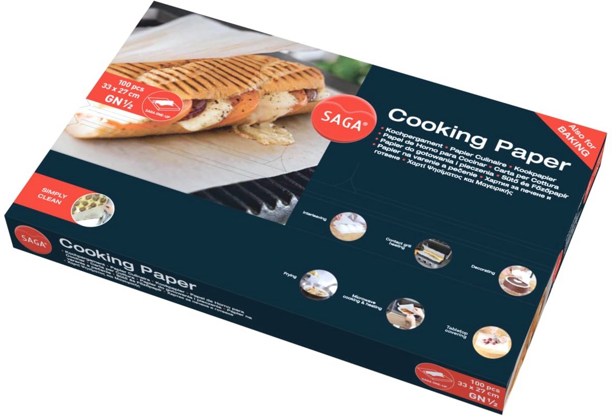 Panini Papier 1/2 GN 100 Stuks voor Perfecte Gerechten