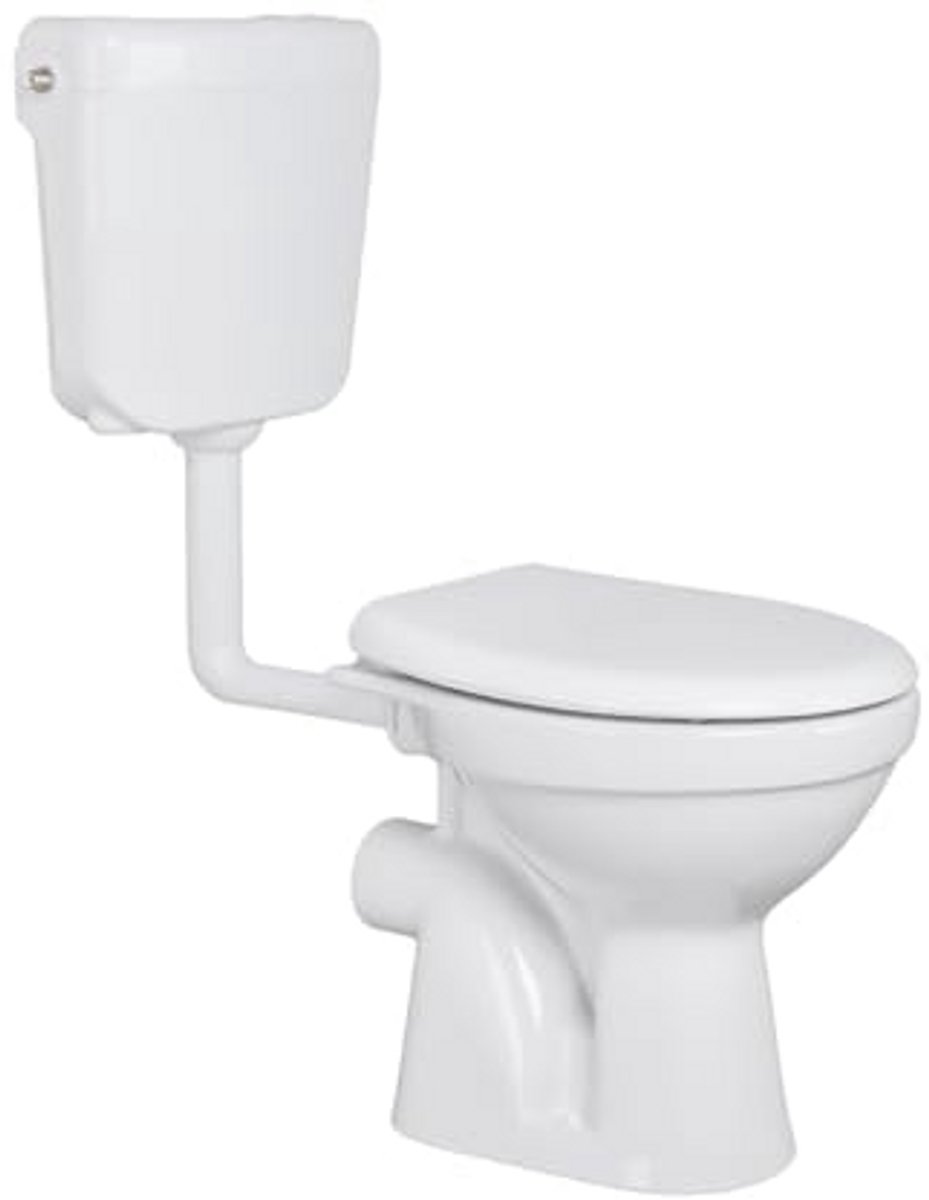 Douche-toilet met bidet-functie - Staand toilet met hygiënische douche en softclose-dksel