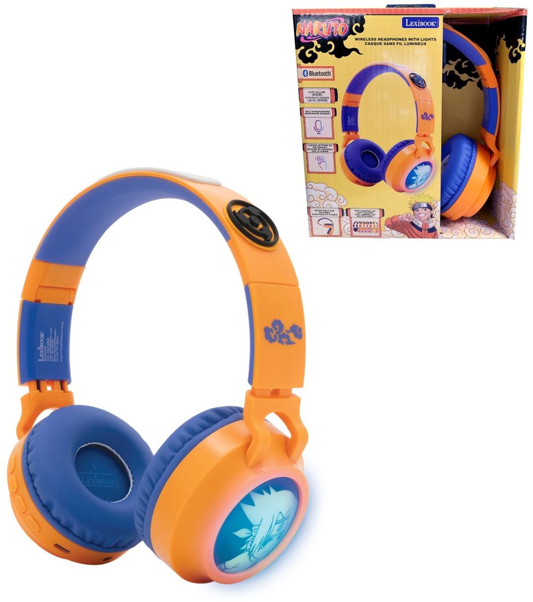 3D Naruto design Bluetooth® en Bedrade Opvouwbare Koptelefoon met veilige volumebeperking