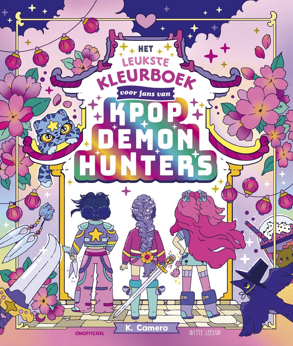 Omslag van Het leukste kleurboek voor fans van KPop Demon Hunters