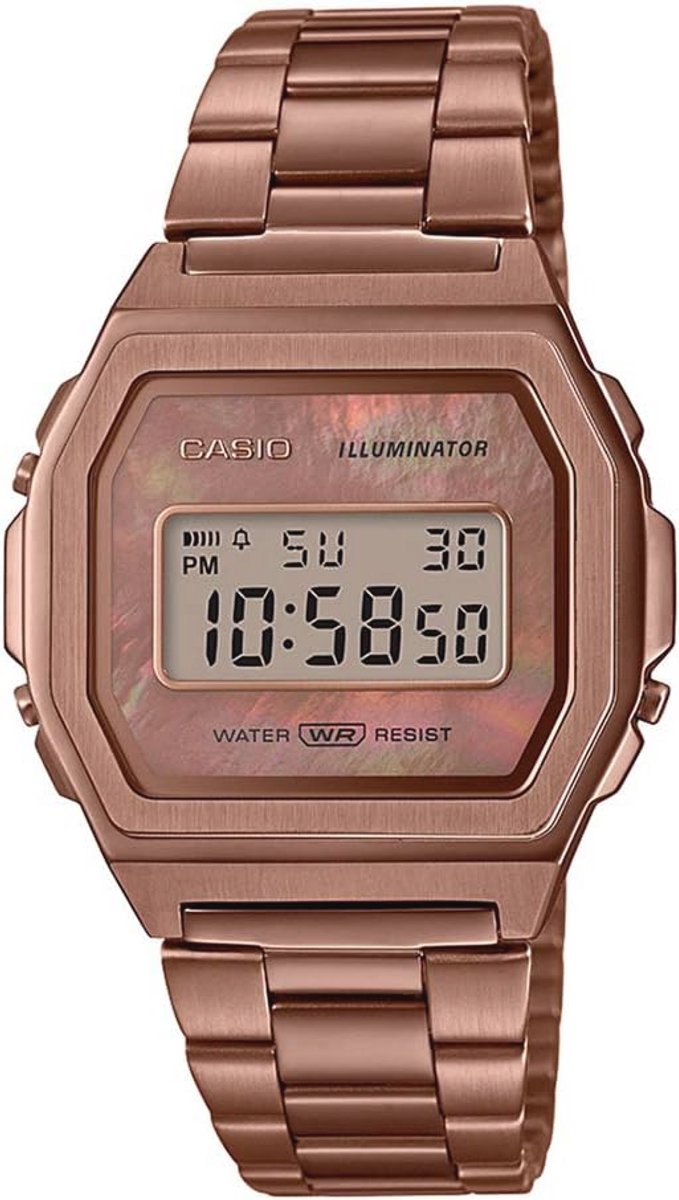 Digitale Dameshorloge met Roestvrijstalen Band