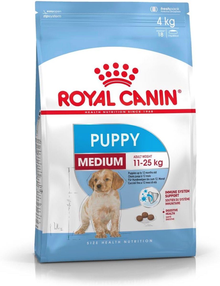 Volledige Voeding voor Puppy's van Middelgrote Rassen - 1 kg