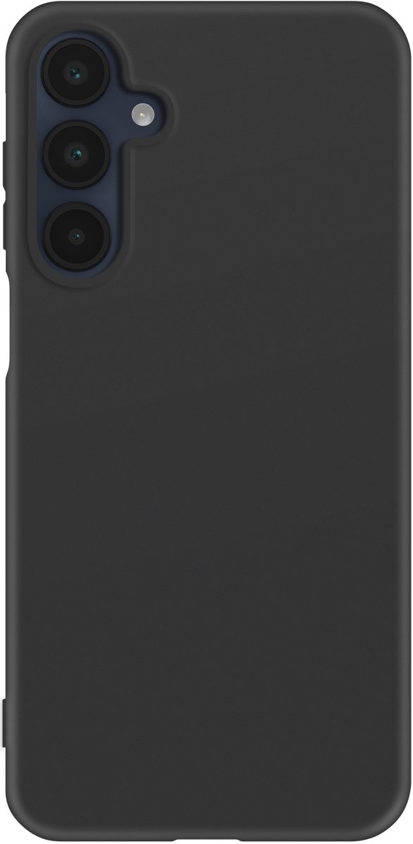 Akashi, Hoesje Geschikt voor Samsung Galaxy A16 Silicone Flexibele Gum Touch, Zwart
