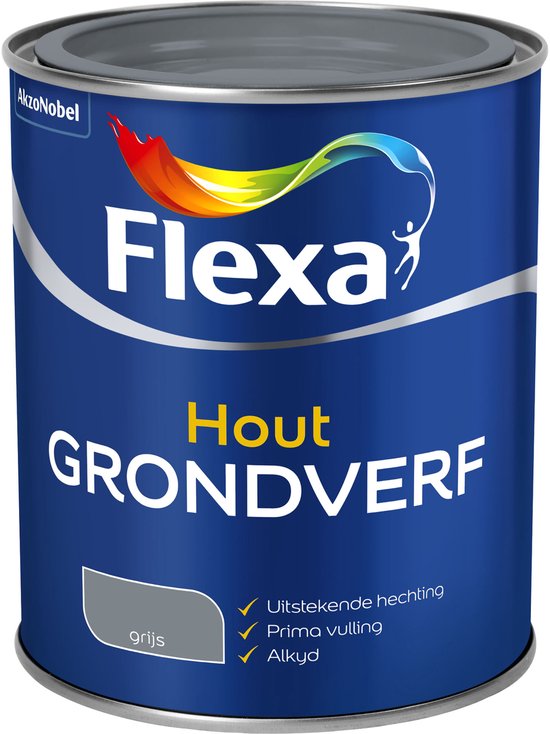 Flexa - Grondverf - Grijs - 0.75 L