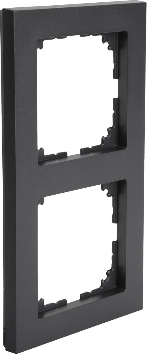 Merten System M Pure afdekraam - inbouw - 2-voudig - antraciet