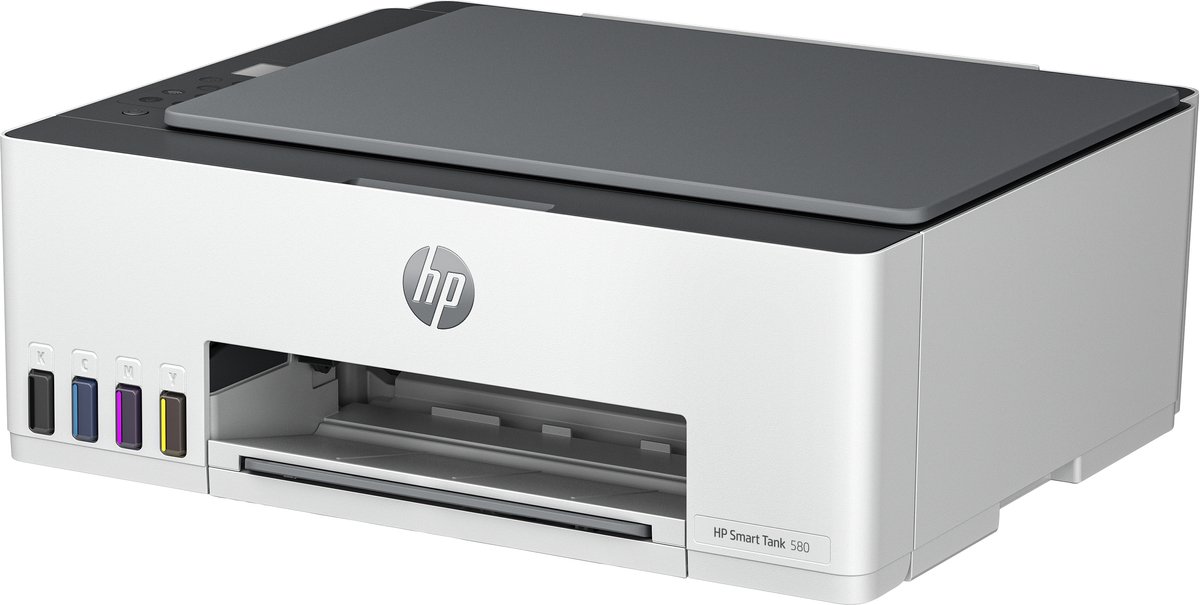 HP Smart Tank 580 All-in-One Printer, Home and home office, Print, copy, scan, Wireless; High-volume printer tank; Print from phone or tablet; Scan to PDF — afbeelding 6