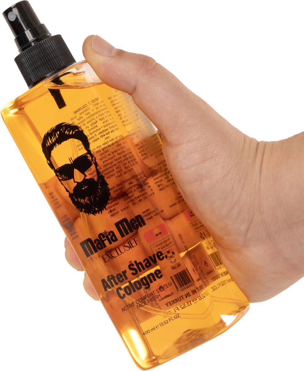 Mafia Men Aftershave Cologne Exclusief 400ml Aftershave Parfum Heren - Langdurige Geur - Kolonya - Barber Cologne