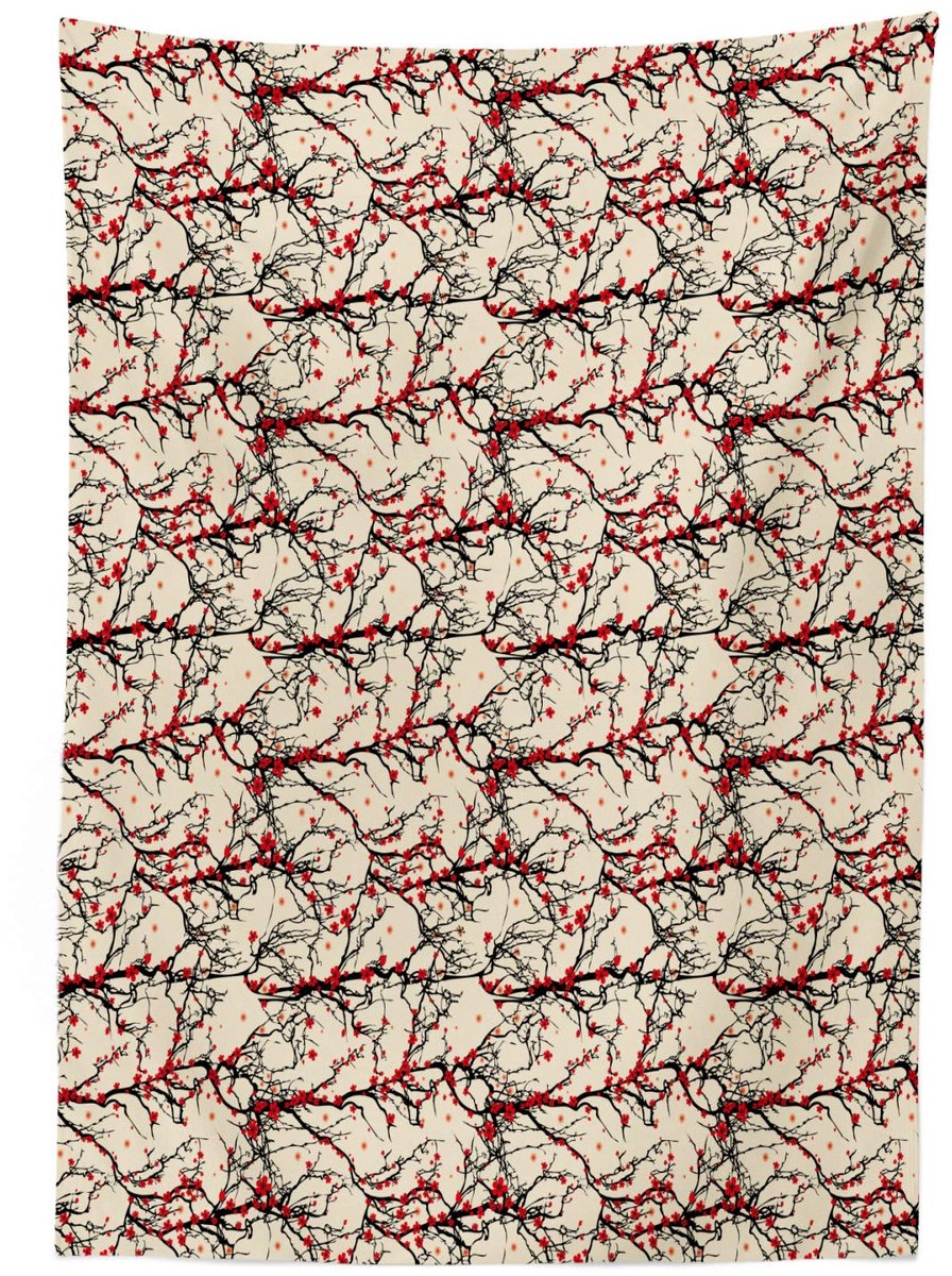 ABAKUHAUS Kersenbloesem Tafelkleed – Rechthoekig 140 x 200 cm – Omkeerbaar