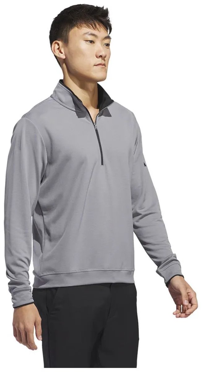 Adidas Core Lightweight Sweatshirt Met Halve Rits Grijs XL Man van adidas — afbeelding 3