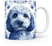 Mok Cockapoo Beker voor koffie of tas voor thee, cadeau voor dierenliefhebbers, moeder, vader, collega, vriend, vriendin, kantoor, opa, oma, hond, kerst, sinterklaas, verjaardag