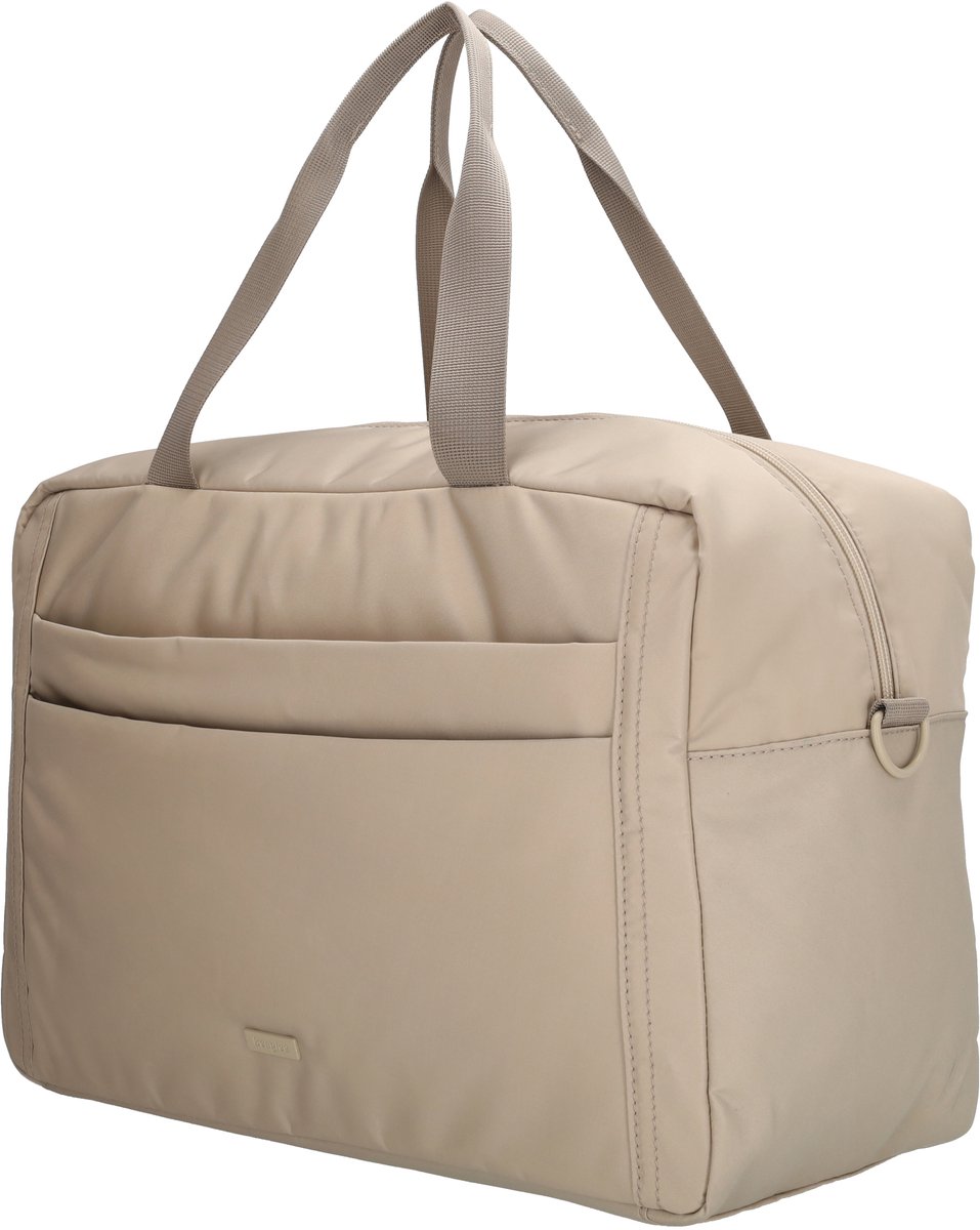 Beagles Duomo Reistas - Weekendtas - Sporttas - Underseater - Veiligheidsrits - Safety Zipper - Dames - Heren - Unisex - Lichttaupe