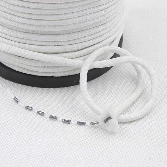 250g loodband voor Gordijnen 5 m Zware loodketting Gordijngewicht Buiten Soepele Ophanging Perfecte Plooien, voor Gordijnen, Stoffen, Klamboe 50 g/m