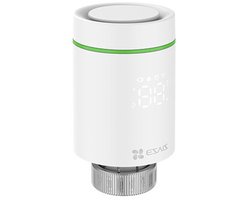 Ezviz T55 Slimme thermostaten – Slimme radiatorknop – Thermostaatkraan – Bluetooth – Bediening via App - Verbruiksoverzicht – Spraakbesturing met Alexa en Google Assistant