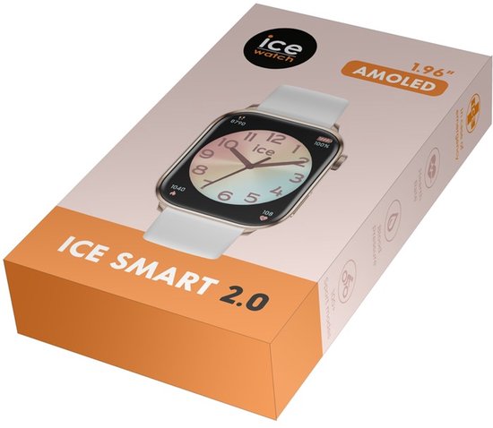Montre Ice Watch Ice Smart 2.0 - Or Gold 022537 - Siliconen - Wit - Ø 40 mm