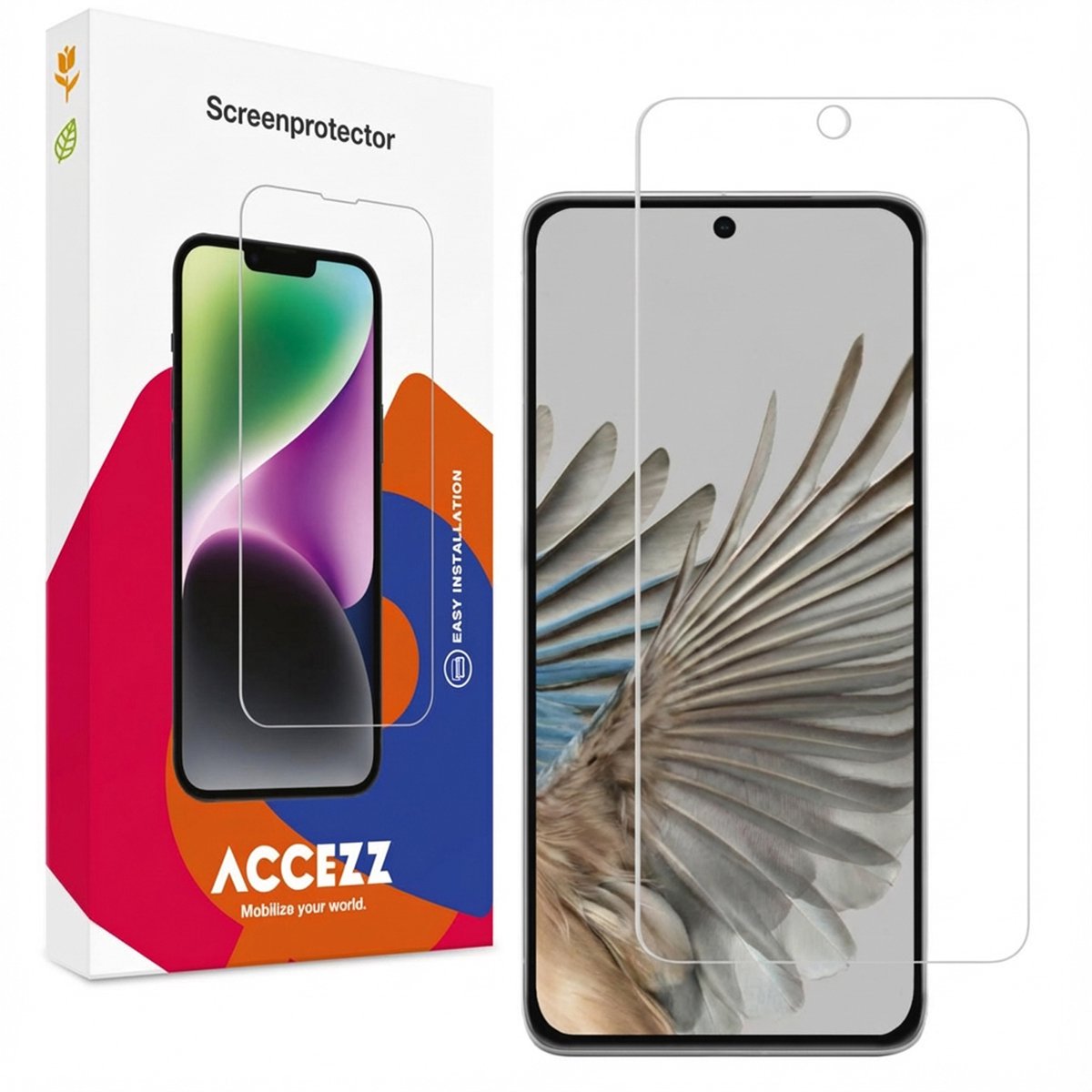 Accezz Screenprotector Geschikt voor Google Pixel 8 - Accezz Gehard Glas Screenprotector